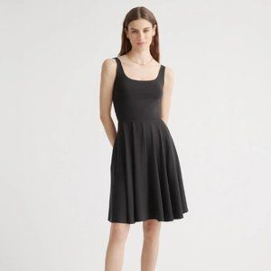 Quince Fit and Flare Tencel Mini Dress